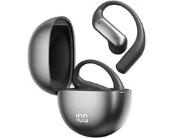 Oortjes Draadloos- Open-Ear-Bone Conduction headphone-Sport Volledig Draadloze on-ear Oortjes -Bluetooth Headset met Oplaadcase- Bluetooth 5.4- Touch Control Open Oor waterdichte oortelefoon