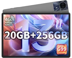 Tablet 13 inch met Helio G99, 20 GB RAM, 256 GB Opslag en Android 15