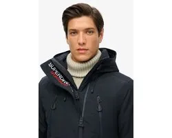 Superdry Hooded Ultimate Windbreaker Heren Jas - Eclipse Navy - Maat L