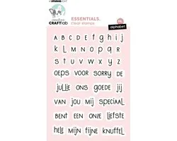 Clear stamps Alphabet - Essentials nr. 555