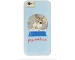 DCI Pug Snow Globe Phone Case Universal Phone Case Fits iPhone 6/7/8 with Floating Glitter