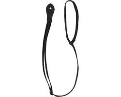 Levy's Leer 3/8" brede katoenen mandolineband; zwart (M19C-BLK)