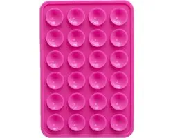 Patchy® telefoonsticker - Stick On Me Square - Light Pink - Selfiesticker TikTok - Zuignap telefoonhoes telefoon sticker - Sticky sticker - Octobuddy Popsocket - Telefoonhouder - Vierkant - Roze / Paars