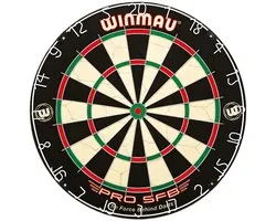Winmau PRO-SFB Dartbord – Sisalvezels, Toernooiformaat, Duurzaam, Inclusief Ophangsysteem