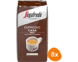 Segafredo Espresso Casa Koffiebonen - 8 x 1 kg