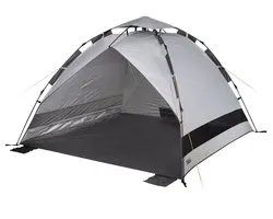 High Peak Calida 80 Umbrella System Beach Shell 200 x 200 cm donkergrijs