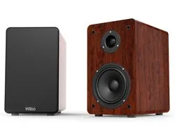 HiFi-luidsprekers 100W - 2-weg bass reflex, surround geluid, compacte 5 inch woofer en 2 inch tweeter