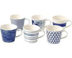 Royal Doulton Pacific Cup - lot de 6 - Porcelaine - 450 ml
