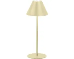 FHL facile ! - Lampe de table mobile Kano (Batterie) - 1x LED 2,0W (incl.) - 3000 K - 190 lm - Hauteur réglable (28-36 cm) - Chargement USB - Beige sable