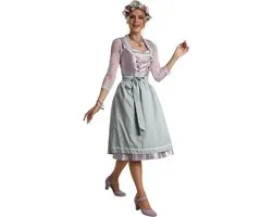 dressforfun - Midi-Dirndl Oberammergau model 2 M - verkleedkleding kostuum halloween verkleden feestkleding carnavalskleding carnaval feestkledij partykleding - 304626