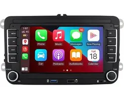 Multimedia Autoradio Android 13 geschikt voor VW Polo/Golf/Seat/Skoda 2003-2015 2GB/32GB CarPlay/Auto/Wifi/RDS/GPS/DSP/5G