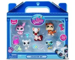 Littlest Pet Shop - Collector's Set Mountain Winter Theme 5 dieren en accessoires - Officieel gelicentieerde dierenwinkel - Speelgoedkist Mini schattige dierenbeeldjes - Speelgoed voor kinderen van 4 jaar en + BF00573