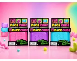 NeeDoh® Nice Cube – Squishy – Jouet anti-stress – Jouet à presser anti-stress – À partir de 3 ans