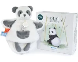 Knuffelpop Panda - Pluche Dier - Kinderen Blij Maken - Unicef Collectie - 25 cm - Wit