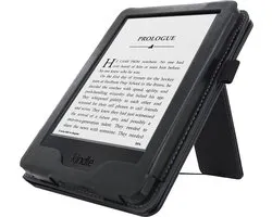 Goodline® - Hoesje geschikt voor de Amazon Kindle (6") 7th Generation - 2in1 Hoes / Stand Cover / Sleepcover - Zwart