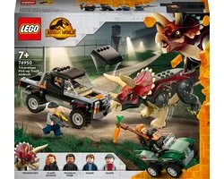 LEGO Jurassic World Triceratops Pick-uptruck Hinderlaag Constructie (76950)