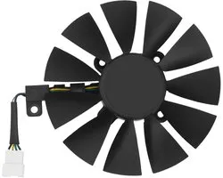 Grafische kaarten Koelventilator PLD09210S12HH Videokaart Koelventilator Geschikt voor ASUS STRIX R9 390X 390 RX480 GTX 980Ti 1060 1070 1080 Grafische Kaart 12V/0.4A