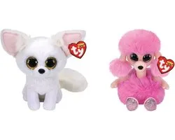 Ty - Knuffel - Beanie Boo's - Phoenix Fox & Camilla Poodle