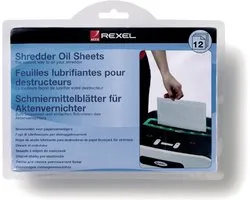Rexel Oil Sheets Onderhoud Papiervernietiger 12 Stuks