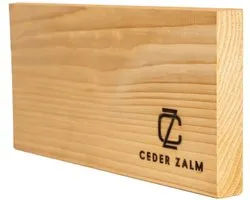 Cederzalm Rookplank The Original M – Premium Western Red Cedar – Rookhout 25mm Dik – Voor Zalm, Vlees & Groenten – Authentieke Rooksmaak op de BBQ