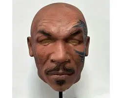 Mike Tyson masker - Bokser masker - Grappig masker - Funny masker - Carnaval masker - Halloween masker - Mike Tyson verkleedpak - Mike Tyson kostuum