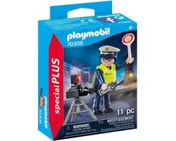 PLAYMOBIL Special Plus Politieman met flitscontrole - 70305