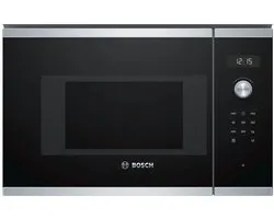 Bosch Serie 6 BFL524MS0 micro-onde Intégré (placement) Micro-ondes uniquement 20 L 800 W Noir, Acier inoxydable