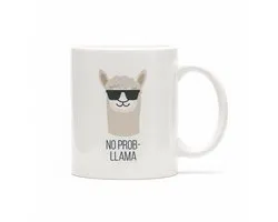 “No Prob-Llama” Grappige Lama Mok – Leuke Humor Koffiemok 330 ml