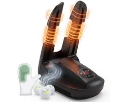 Nuvance Schoenendroger & Schoenverfrisser - Schoendroger - Ozone & Droogfunctie - Handschoen & 3 Geurballen - Verstelbaar