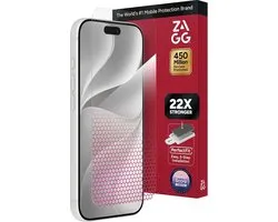 ZAGG InvisibleShield Glass XTR6 | Protège-écran Adapté pour Apple iPhone 18 Pro | Verre trempé anti-lumière bleue | Filtre lumière bleue | Verre ultra-résistant | Antireflet | Verre recyclé