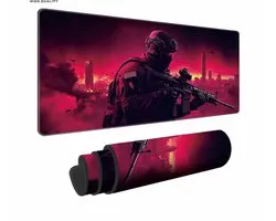 Gamepad Gaming Mouse Pad XXL – 900×400×2 mm – Tactical Ops Design – Grand Tapis de Bureau – Pour PC, Laptop & Gamer Setup