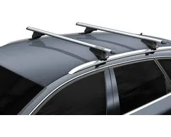 Galeries de toit compatibles avec Volkswagen Tiguan II 2015-2024, couleur argent Tiger Menabo