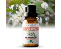 Tea Tree Olie - 100% Puur - Bio - Etherische olie - Natuurlijk & Vegan - Tea tree oil - Diffuser - Aromatherapie - Australian - Huid - Gezicht - Kalknagel - 10 ml