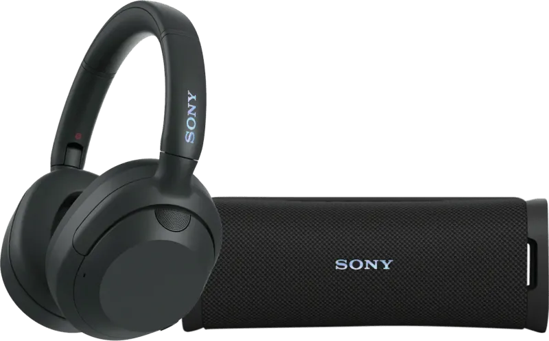 Sony ULT Wear Zwart + Sony ULT Field 1 Zwart