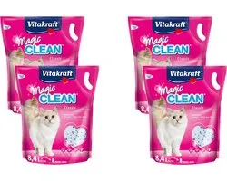 Vitakraft Magic Clean Kattenbakvulling - 4 x 8,4 l