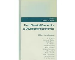 From Classical Economics to Development Economics