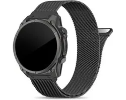 Bracelet milanais Premium Strap-it compatible avec Garmin Fenix 8 (Pro) 51 mm / Garmin Fenix 7x (Pro-Sapphire Solar) / Fenix 6x (Pro - Sapphire) / Fenix 5x (Plus) / Fenix 3 / Epix Pro (Gen 2 - 51 mm) / Enduro 1-2-3 / Quatix 7x-8 (51 mm) - Noir
