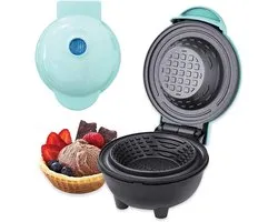 Gaufrier - Mini Machine à Gaufres - Pour Bols à Gaufres Faits Maison, Bols à Tortillas et Desserts - 350W - 220V - Appareil de Cuisine Compact