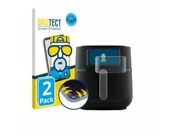 BROTECT - Screenprotector voor Philips Airfryer 5000 Series XXL 7,2L - Folie Beschermfolie matte volledig dekking 2 Stuks