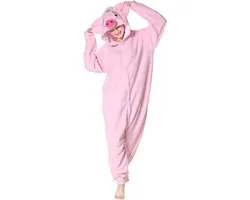 Wotogold Dierlijk varken pyjama unisex volwassen cosplay kostuums