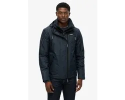 Superdry Jas Hooded Mtn Windbreaker Jacket M5012100a Eclipse Navy Mannen Maat - M