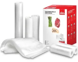 Solis 5 Rouleaux Sous Vide Alimentaire et 50 Sac Sous Vide Alimentaire - Sans BPA