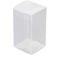 Displaydozen - 50 stuks - 4*4*8 cm - Opvouwbare plastic doos - Beschermende displaydoos - Rechthoekige doos met hoge transparantie - Geschikt voor Matchbox, Tomica - Geschikt voor modelauto's op schaal 1:64 - PVC-verpakking - Cadeauverpakking