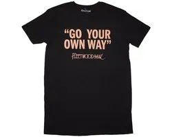Fleetwood Mac - Robe t-shirt Go Your Own Way - S - Zwart