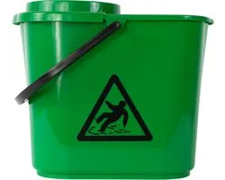 Mopemmer met uitwringkorf 12 liter groen