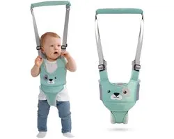 Baby Walker Assistant - Loopstoel Babywalker - Loopwagen - Loopstoel - Baby Walker - Leren Lopen - Baby Assistent - Peuter Harnas - Alternatief Loopwagen - Baby Loopstoeltje - groen
