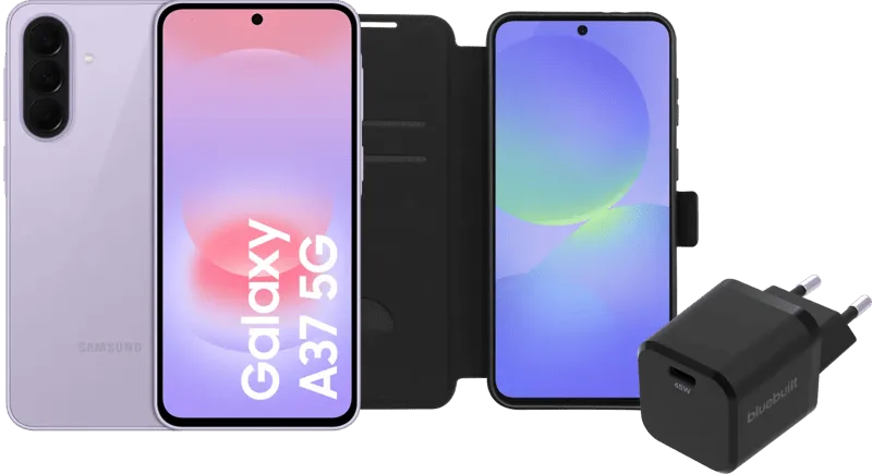 Samsung Galaxy A37 128GB Roze 5G + Basis Accessoirepakket