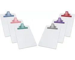 Acrimet Wit Klembord A5 Premium Hardboard 6 Pack