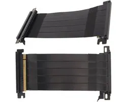 Dailygoods- Riser-kabel PCIE 4.0 - Flexibele Extender voor Grafische Kaart - Compatibel met RTX 4090/4080/4060/RX 7000 - 128Gbps Overdrachtssnelheid - Plug and Play Installatie - Grafische Kaart Verlengkabel