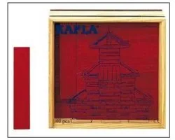 KAPLA - KAPLA Kleur - Constructiespeelgoed - Rood - 40 Plankjes